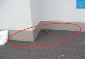 No level differences or cracking observed