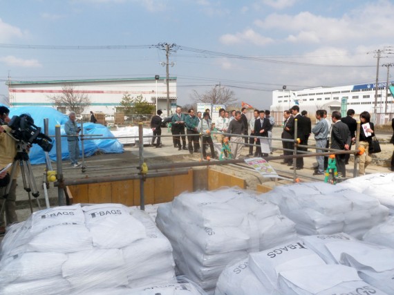 『T-BAGS減震工法』 初施工