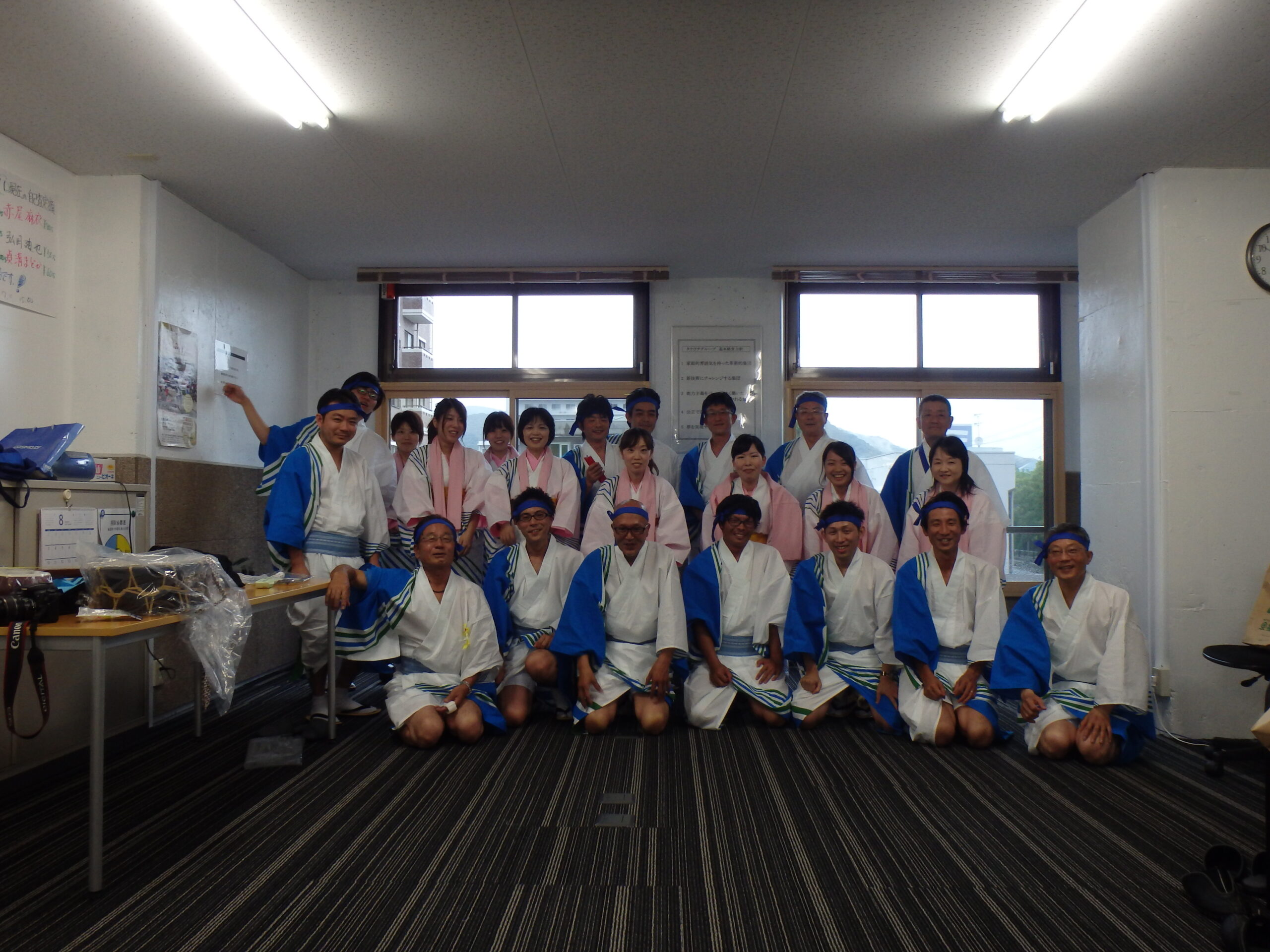 三原やっさ祭りに参加しました。