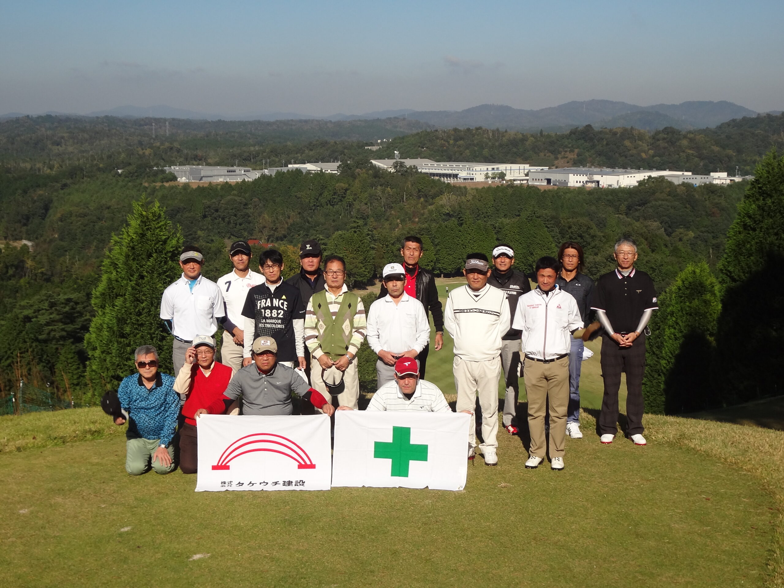 第6回タケウチ建設災害防止協力会ゴルフコンペを行いました。