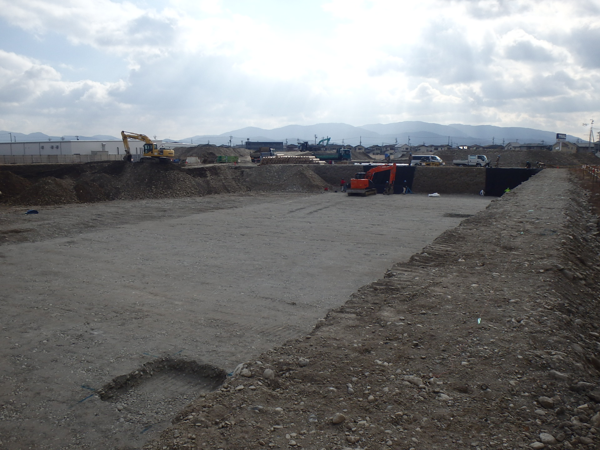 軟弱地盤で施工が容易